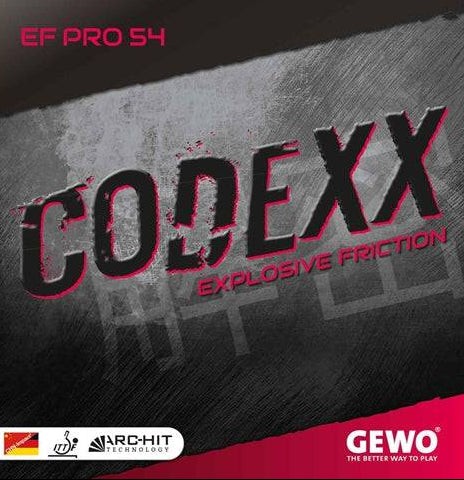 GEWO Rubber Codexx EF Pro 54 - Explosive Friction