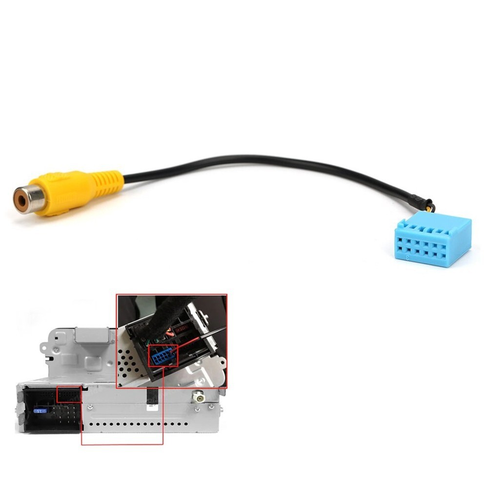For MIB RCD330 Rear Camera Cable Cable Adapter Simple Cable Car Accessories