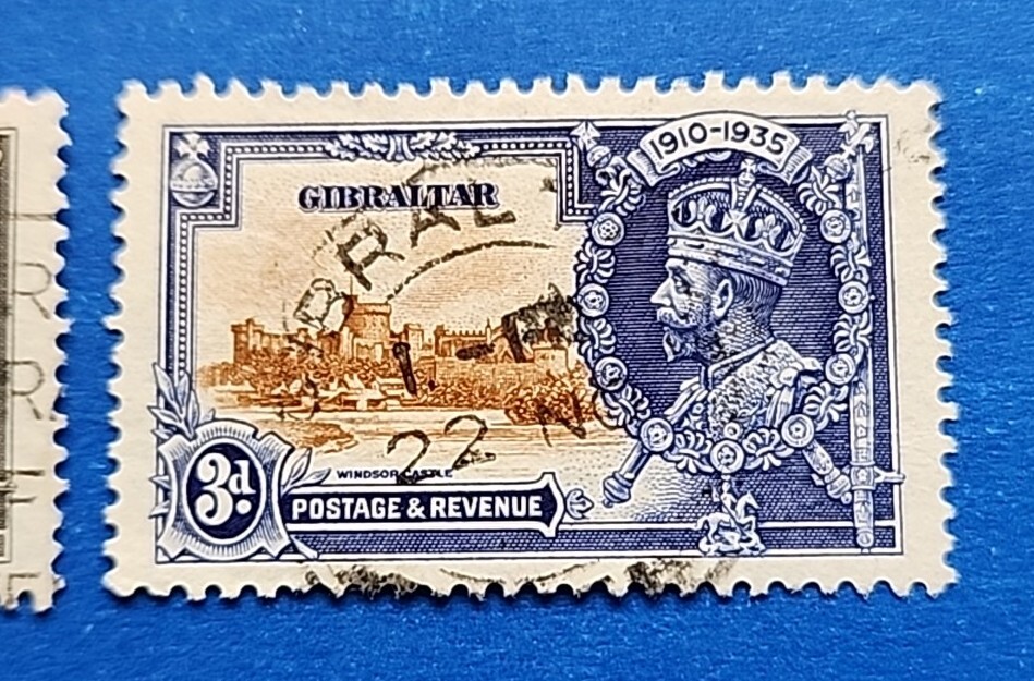 Gibraltar Stamps, Scott 100-101 Short Set Used