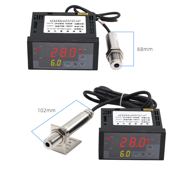 Industrial Online Non-contact Infrared Temperature Controller Sensor 0~1200℃