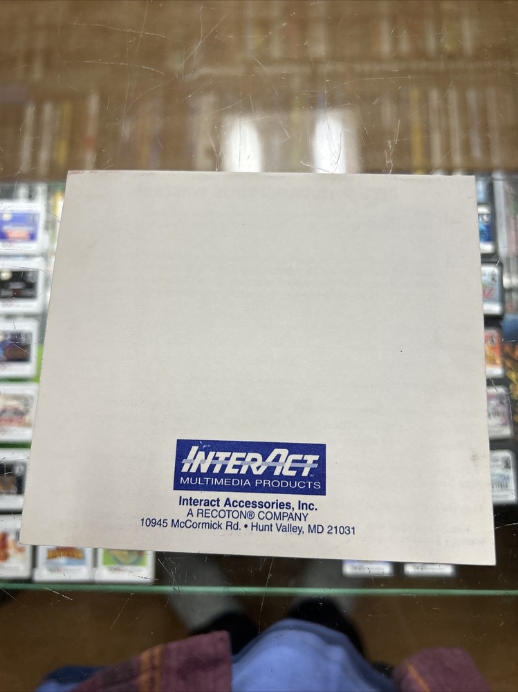 Game Shark Registration Card INSERT ONLY Authentic