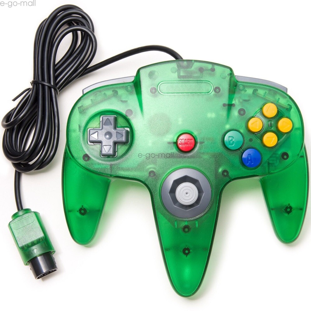 Classic N64 Controller Joystick Remote for N64 Video Game Console Gamepad Green
