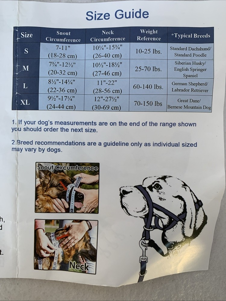 BARKLESS Soft Dog Head Collar, Padded No Pull Head Halter Size Medium Grey