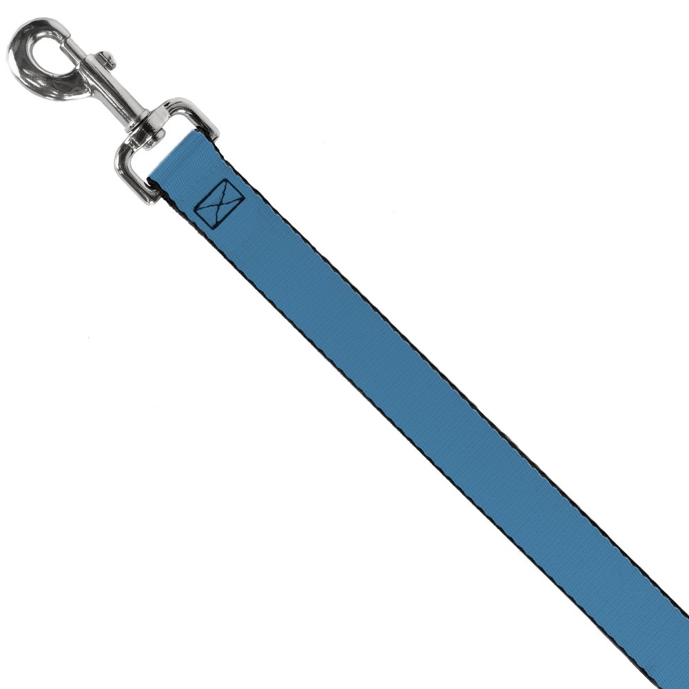 Dog Leash Vivid Turquoise NARROW 0.5"
