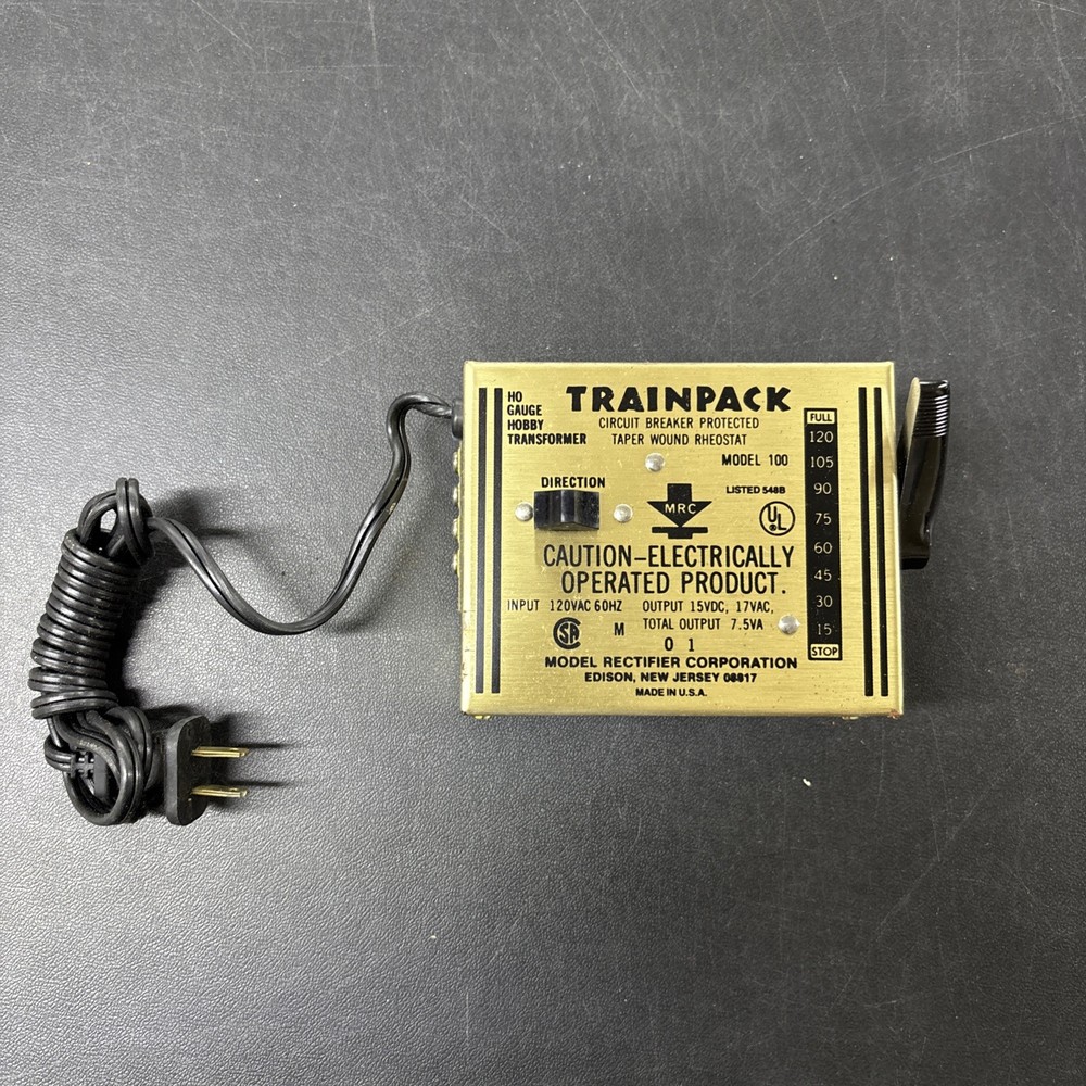 Vintage Trainpack H.O. Train Control Model 100 Electric with Box