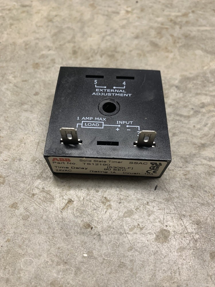 ABB Solid State Timer TS12190, 24 VAC