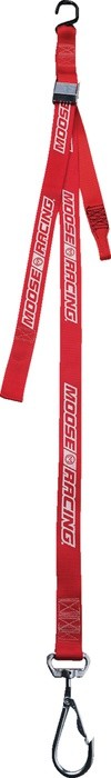 Moose Tie-Down Straps With Swivel Hook 1.5"W Red