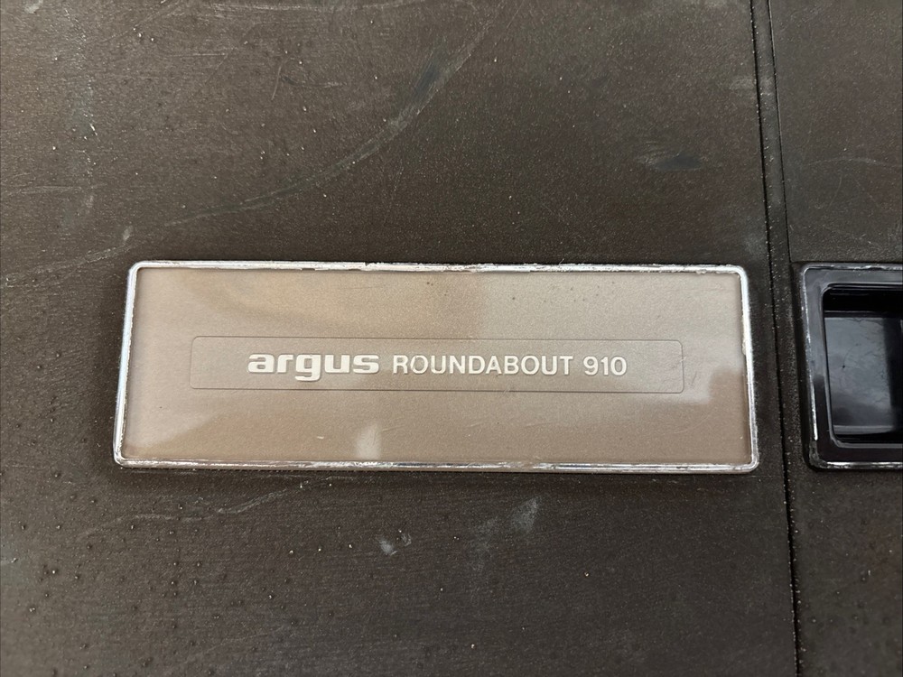 Vintage Argus Roundabout 910 Slide Projector With Tray - Untested