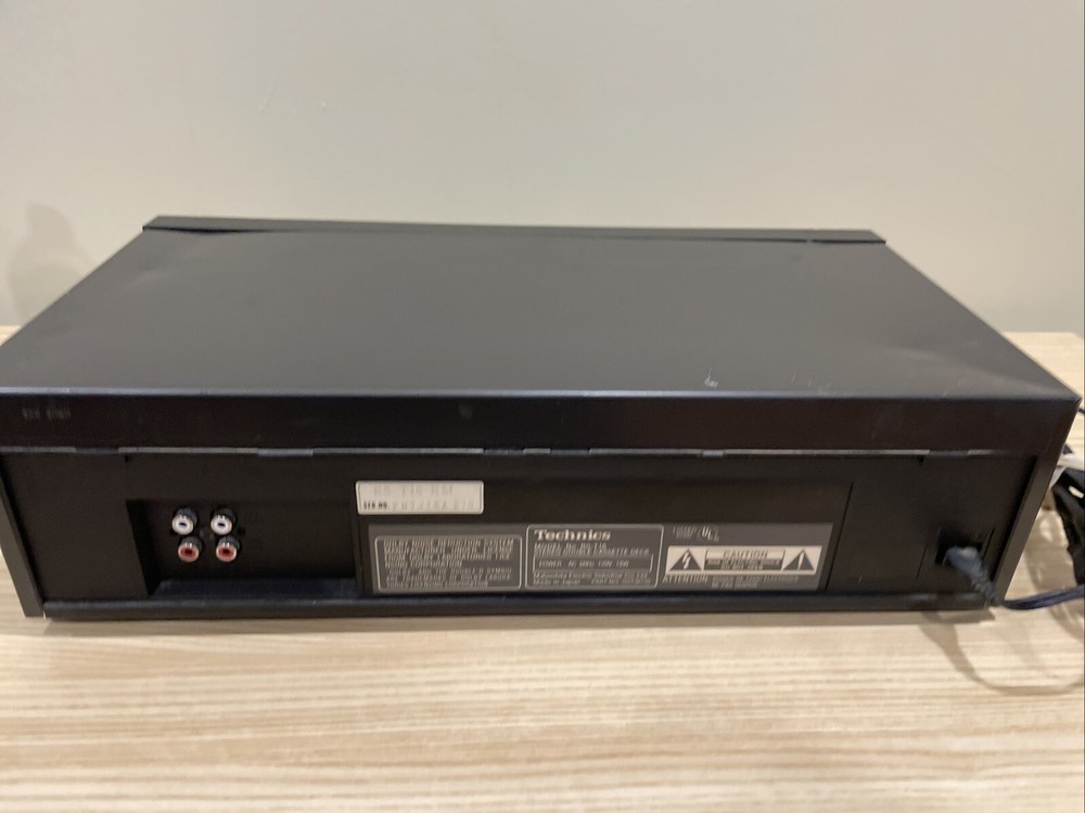 Technics RS-T16 Stereo Double Cassette Deck w/ Power Cable Tested Working