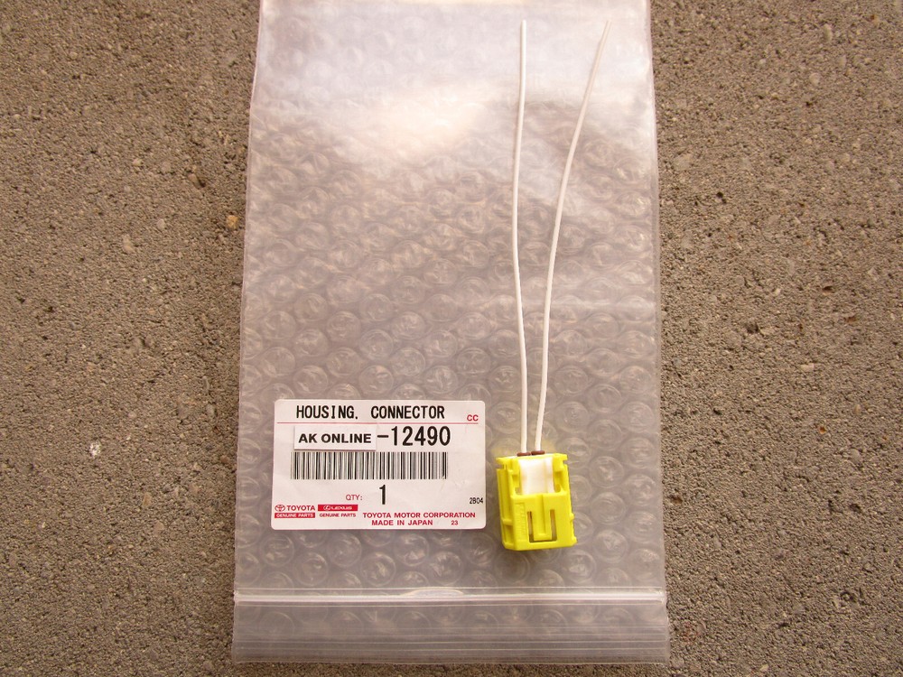 LEXUS 2 PIN FRONT CRASH SENSOR PIGTAIL WIRE CONNECTOR OEM NEW