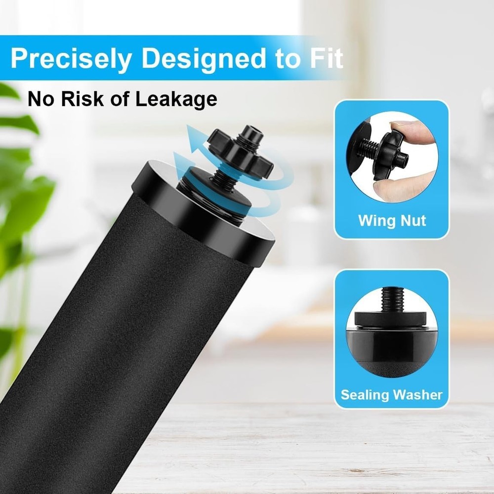 Replacement Kit for Berkey Filter Wing Nuts Washers Plugs Gravity Water Filter