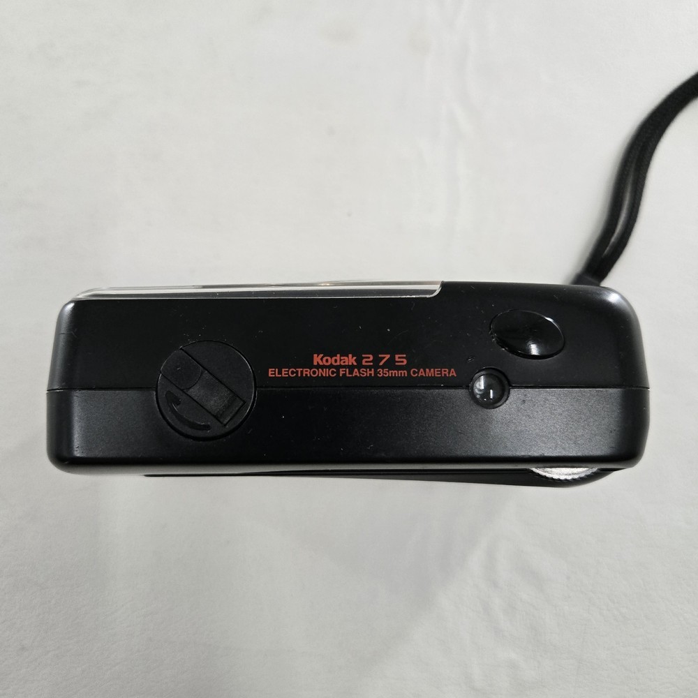 Kodak Star 275 Electronic Flash 35mm Camera Black Untested