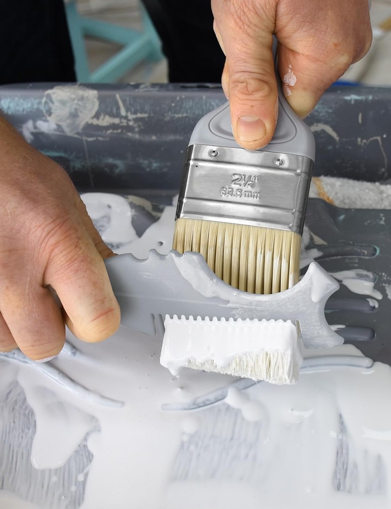 ROLLINGDOG Paint Brush/Roller Cleaner Small, Plastic Brush Roller