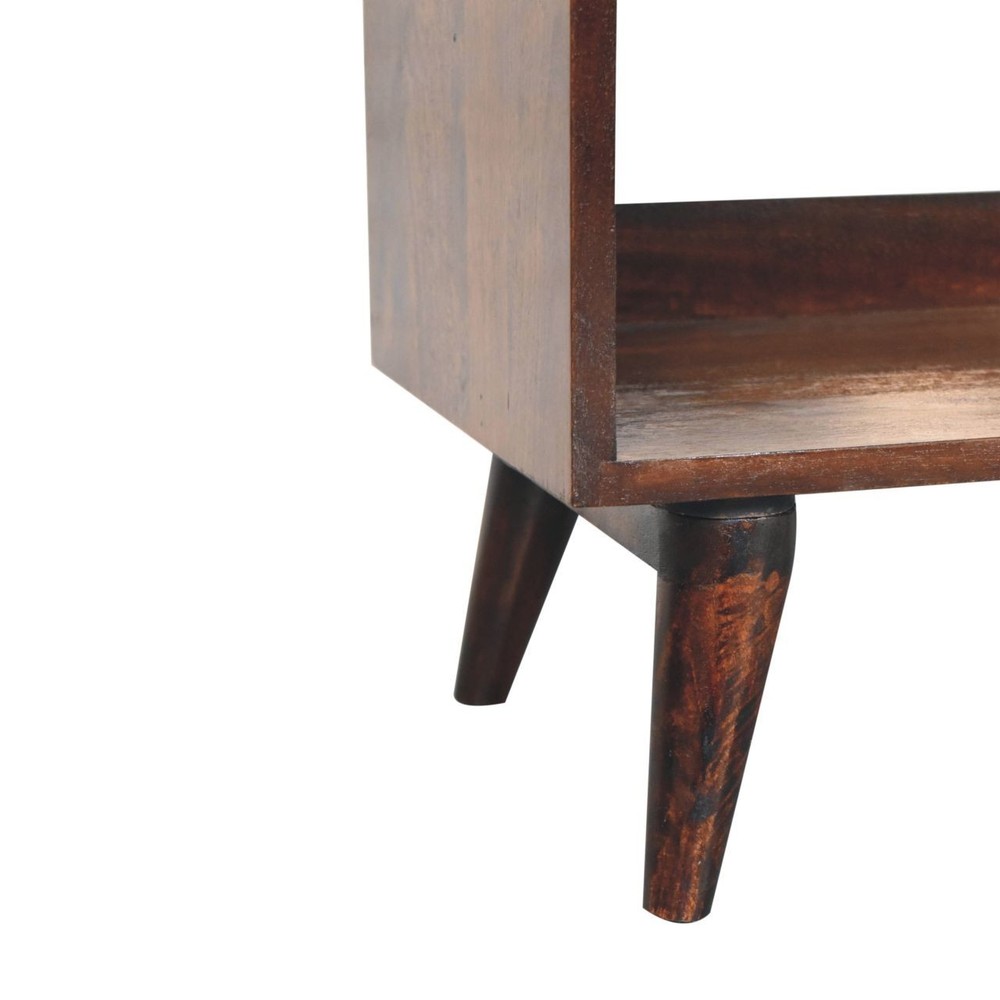 California Walnut Mud Linen Bench