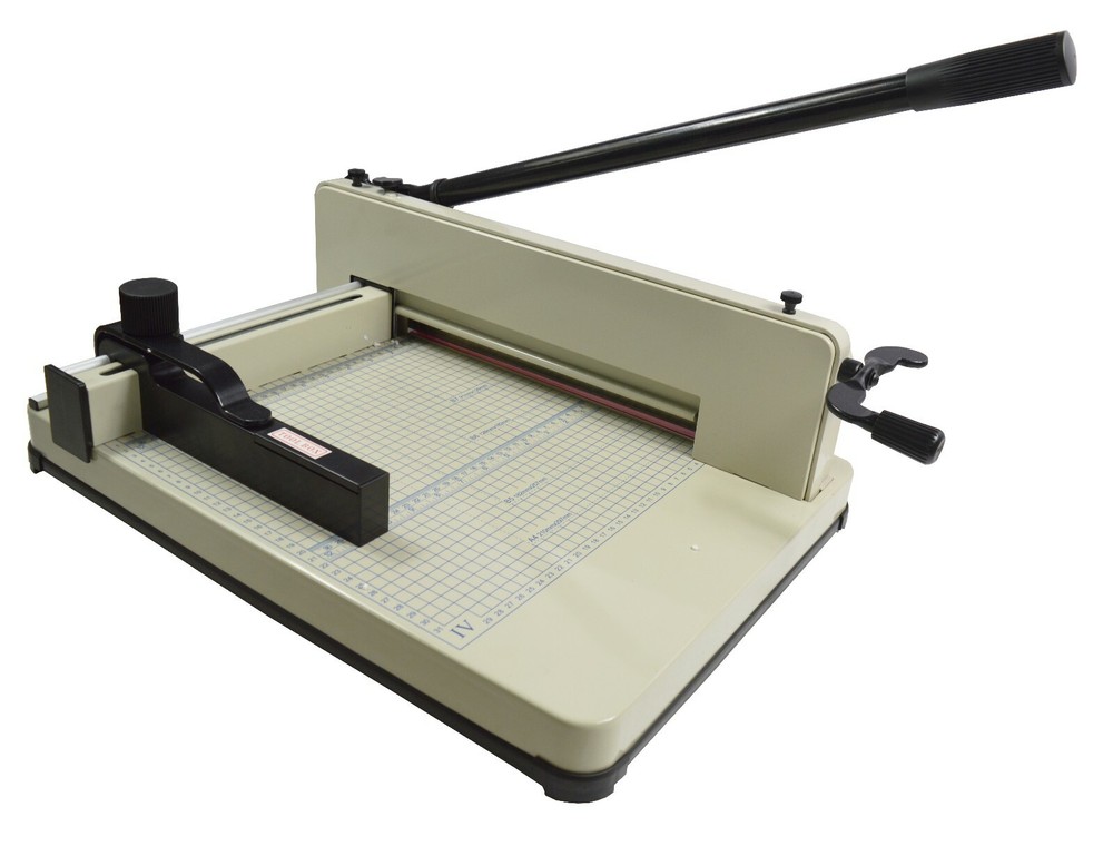 Desktop A4 Size Stack Paper Cutter Guillotine 12.2In Heavy Duty Papper Trimmer
