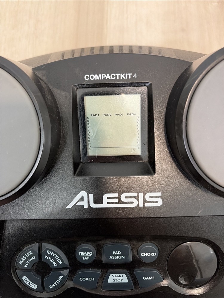 Alesis CompactKit 4 Tabletop Electronic Drum Kit. Tested And Working