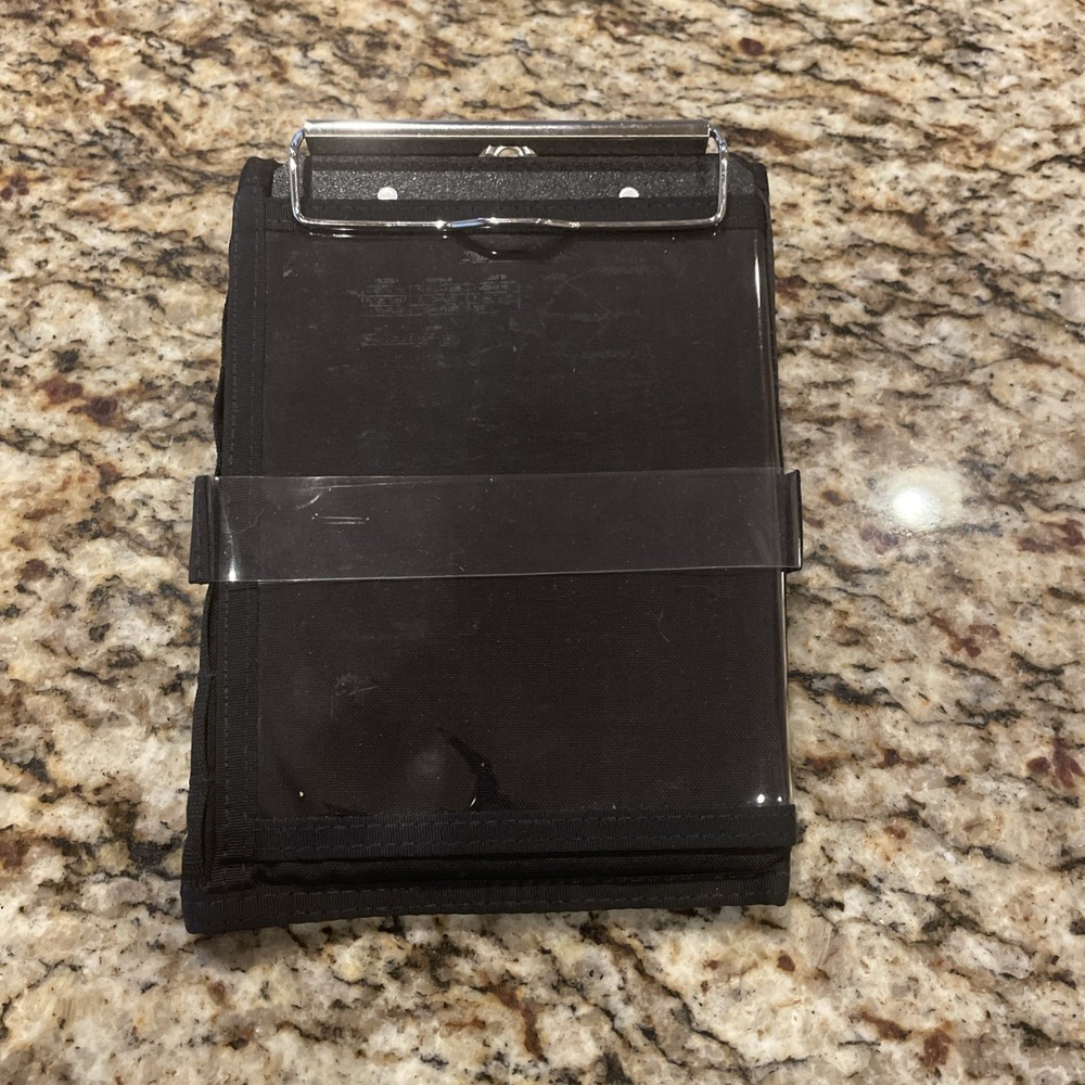 USN/USMC issue Pilot Kneeboard W/ Leg Strap, Black