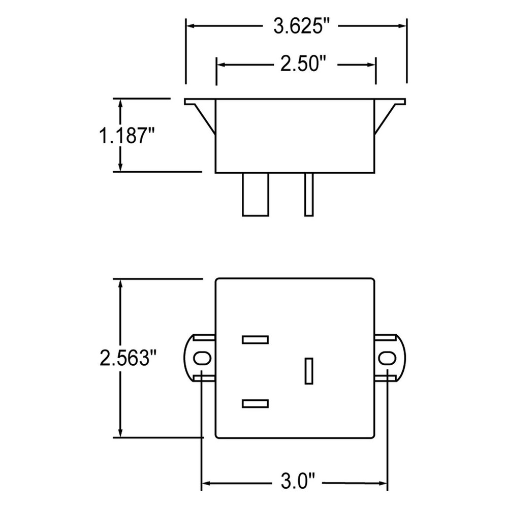 Truck-Lite 256 Signal-Stat 10 Light Electro-Mechanical Plastic Flasher Module