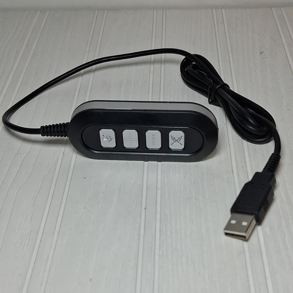 MPOW Replacement 3.5mm To USB In-Line Remote control For PC Headsets
