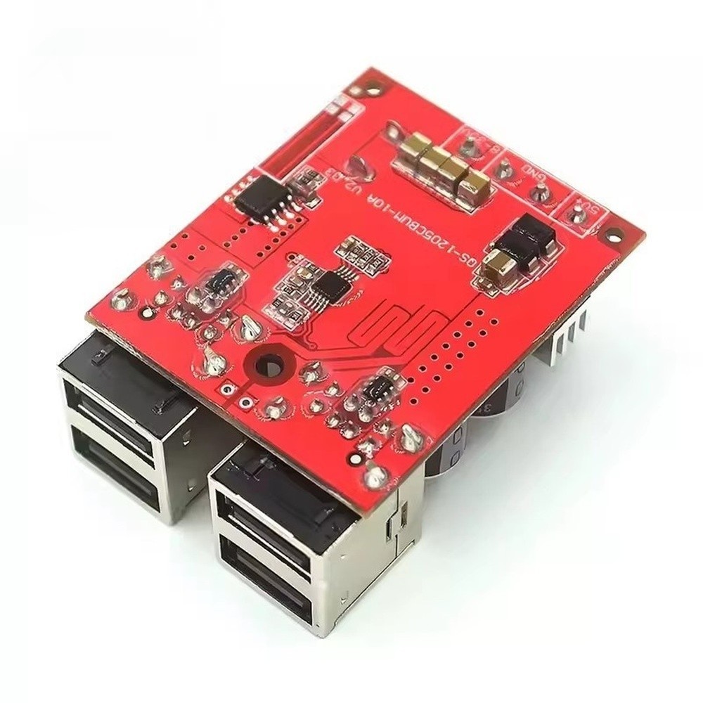 8V-35V Step Down Converter 8A Power Module with 4 USB Fast Charging Ports