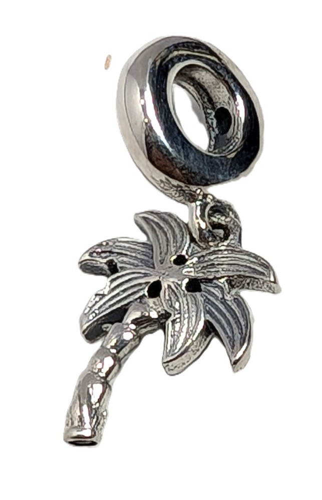 Authentic Pandora Charm, Palm Tree and Coconuts Dangle, #799438C01