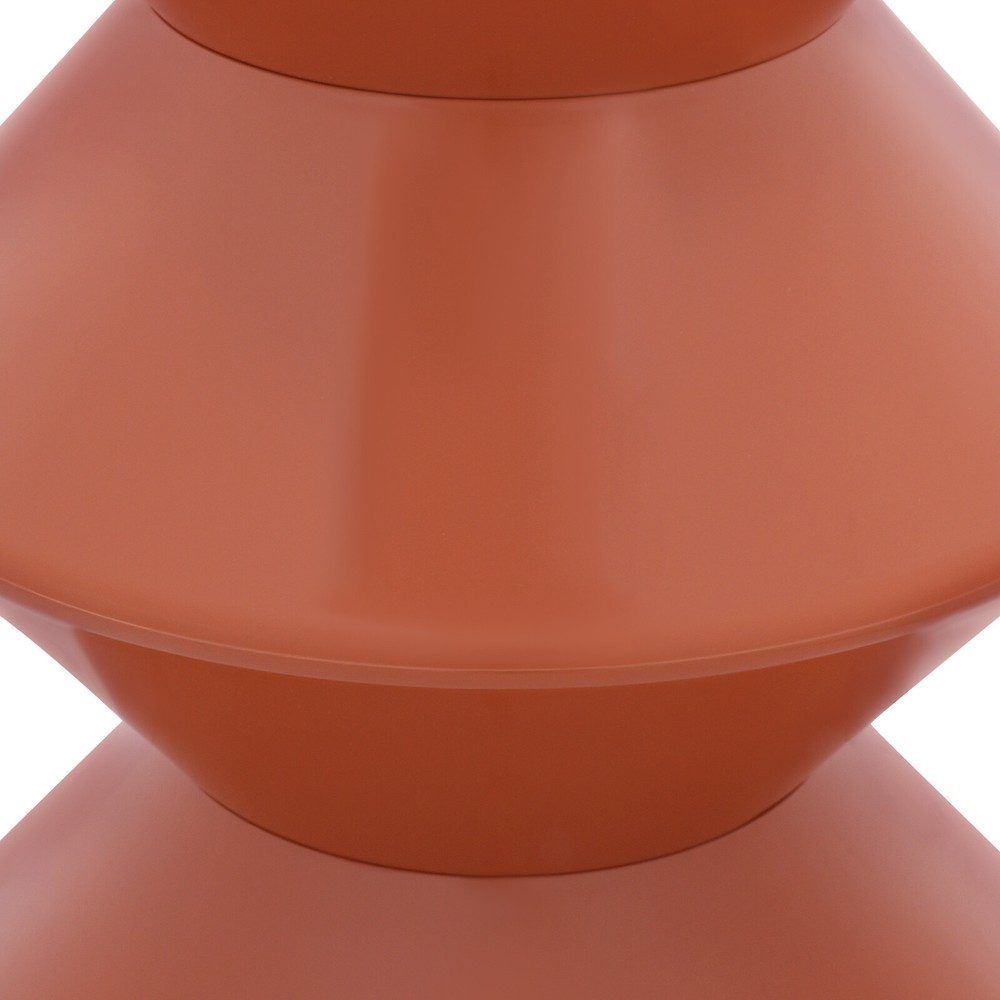 Orange Side Table Sofa Side Table Modern Round End Table 220.46 lbs