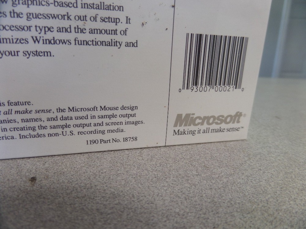NOS Microsoft Windows 1.20MB Disk Version Graphical Environment 3.0 050-030V300