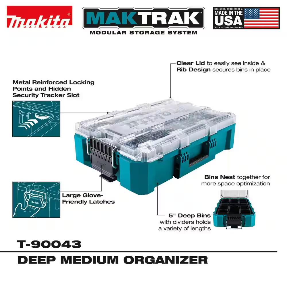 MAKTRAK Deep Medium Organizer