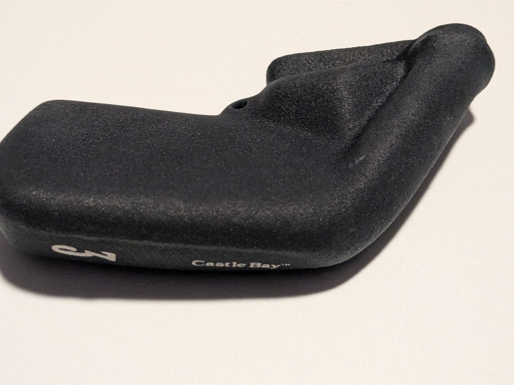 Castle Bay Replacement Iron Golf Club Head Covers Black Rubber