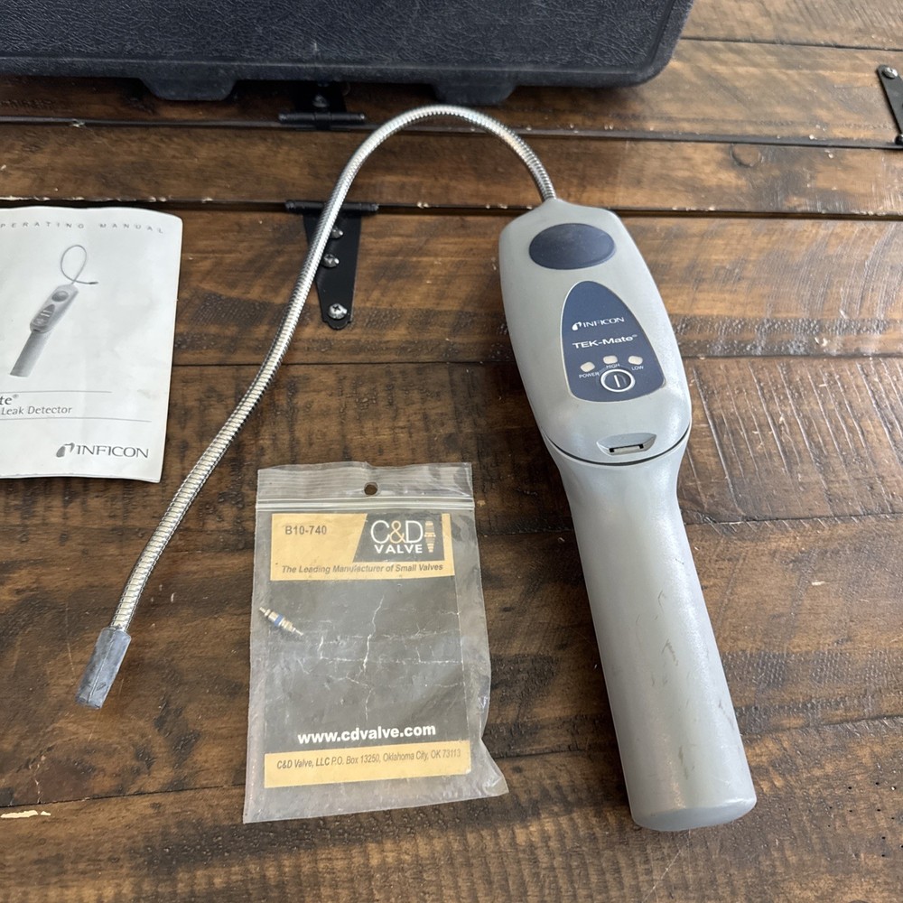 INFICON TEK-MATE REFRIGERANT LEAK DETECTOR W/CASE