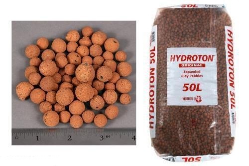 2 LBS HYDROTON Clay Pebbles Hydroponic Expanded Rocks FREE SHIPPING LOW COST