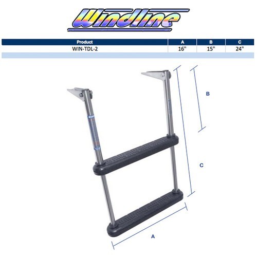 Windline Telescoping Over Platform Ladder | 3 Step | TDL-3