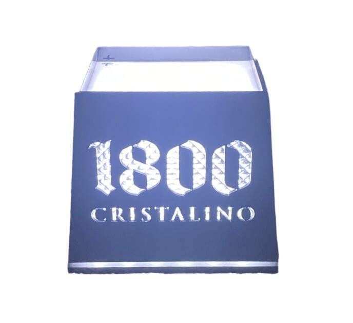 1800 cristalino Bottle Light Stand