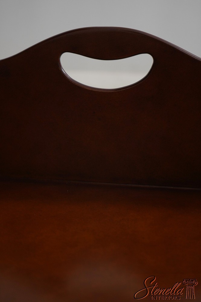 L67479: MAITLAND SMITH Gator Pattern Leather Storage Trunk