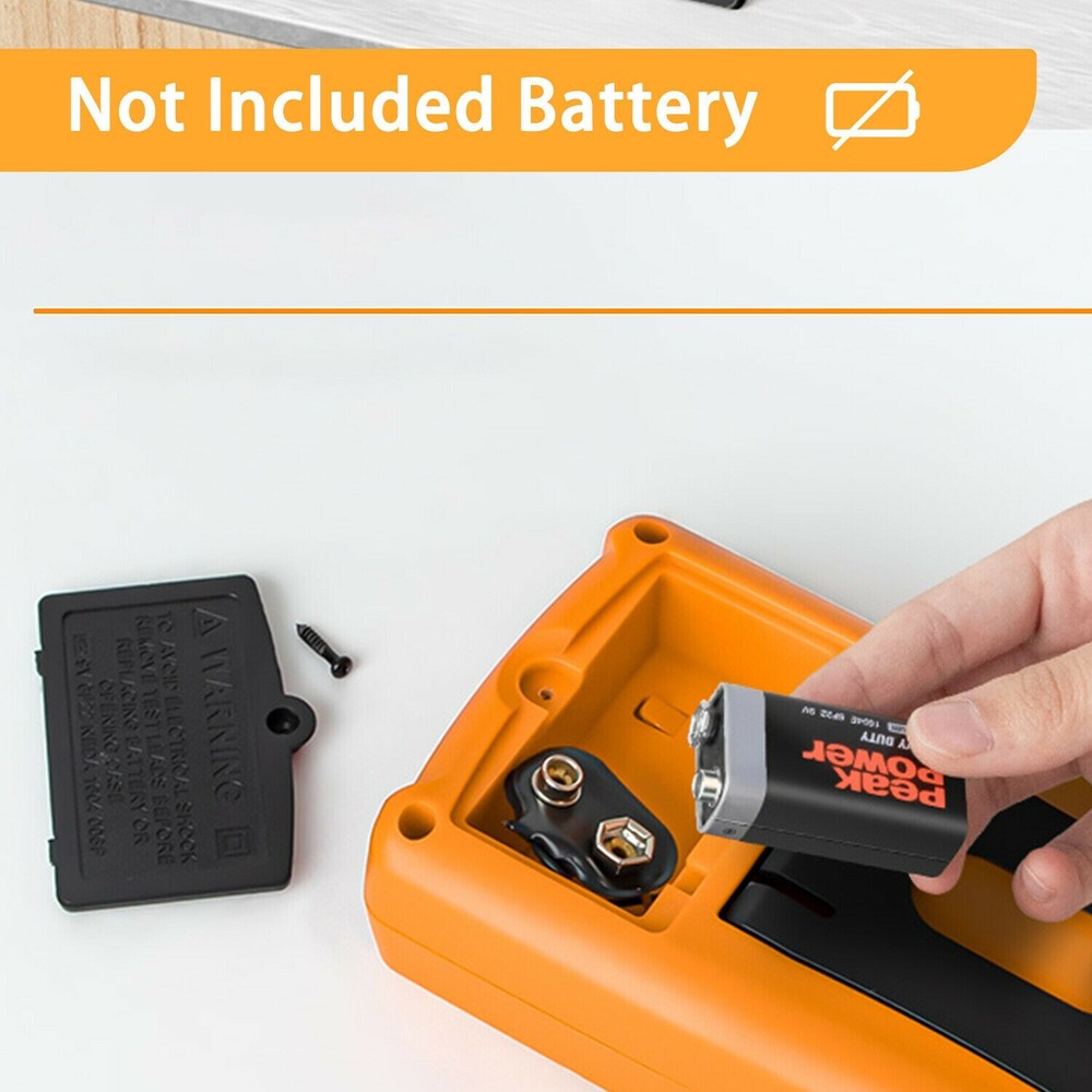 LCD Digital Multimeter AC DC Voltmeter Ammeter Ohmmeter Volt Tester Meter Leads