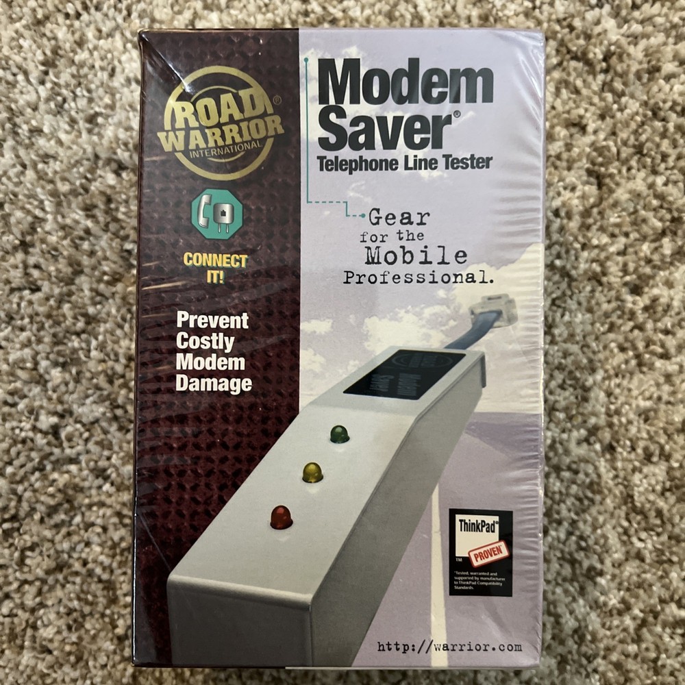 Road Warrior Modem Saver Modem Telephone Line Tester