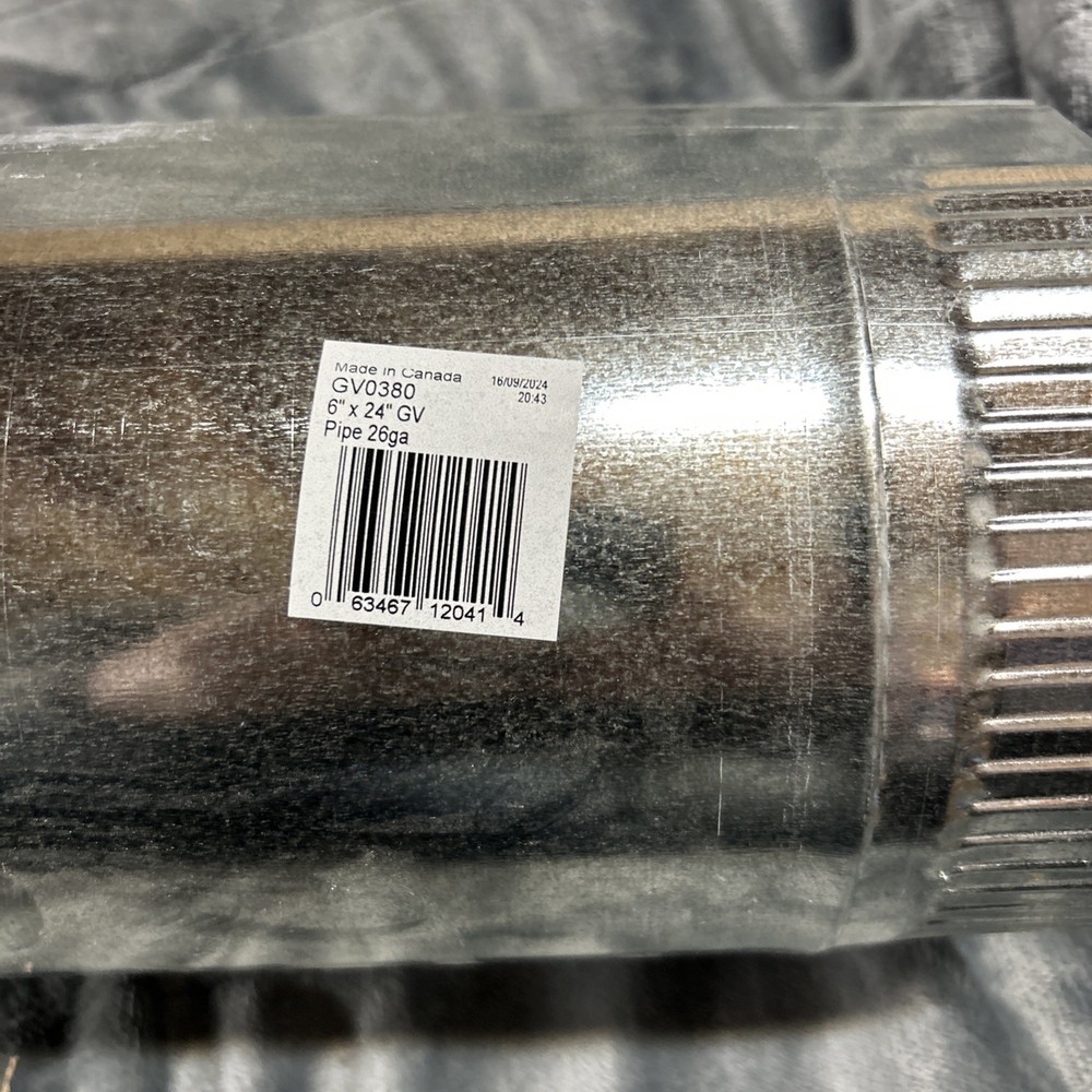 6X24 26Ga Galv Pipe
