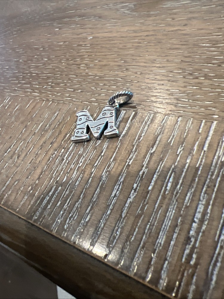 BRIGHTON Enamel Alphabet Letter initial “M” Charm **RETIRED**
