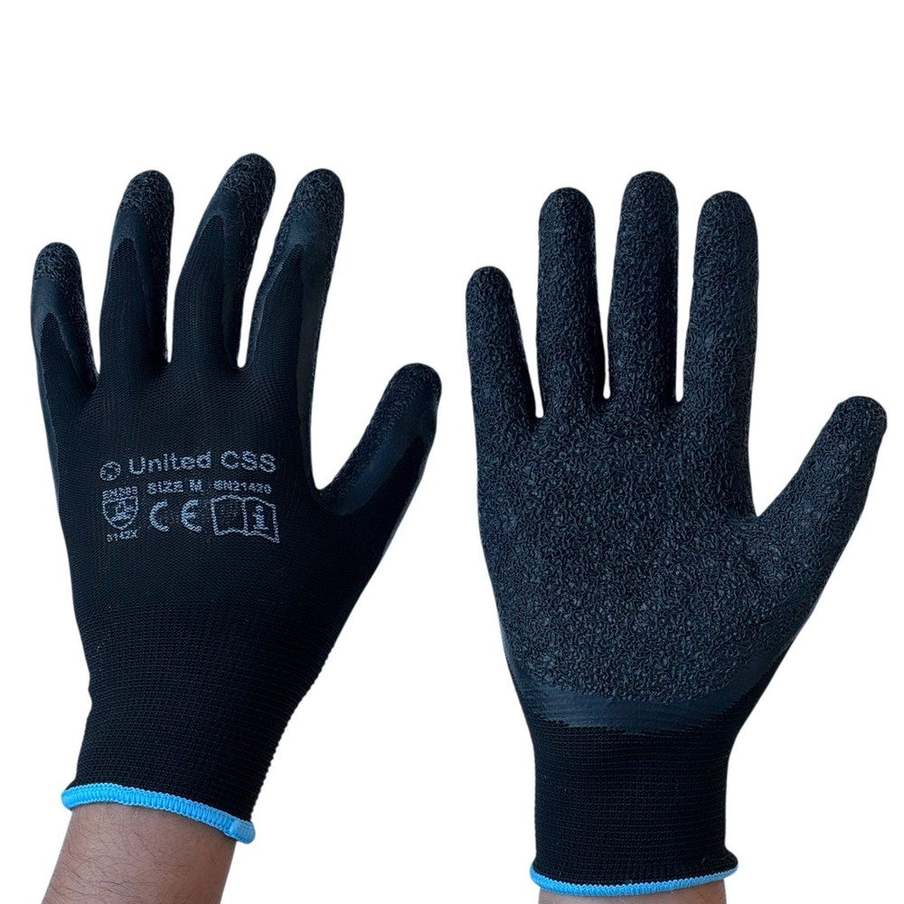 Latex Work Gloves 12pairs by United CSS