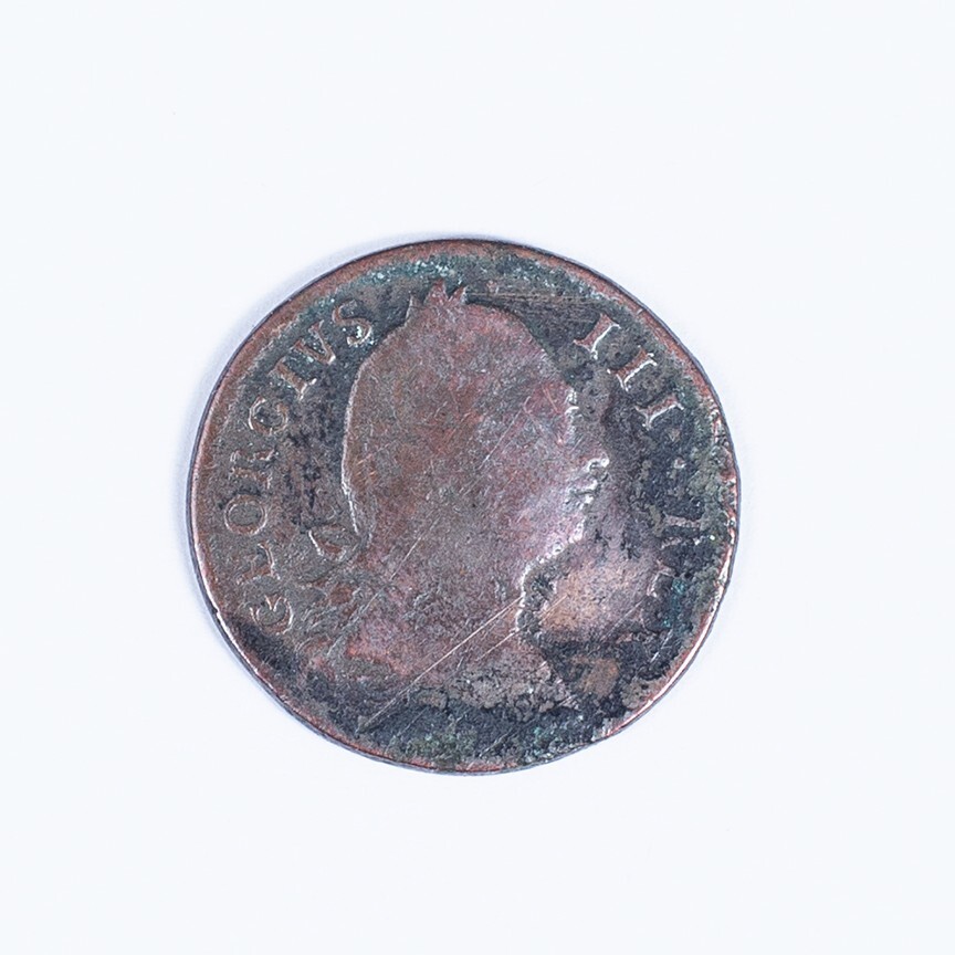 1775 Hibernia Half Penny