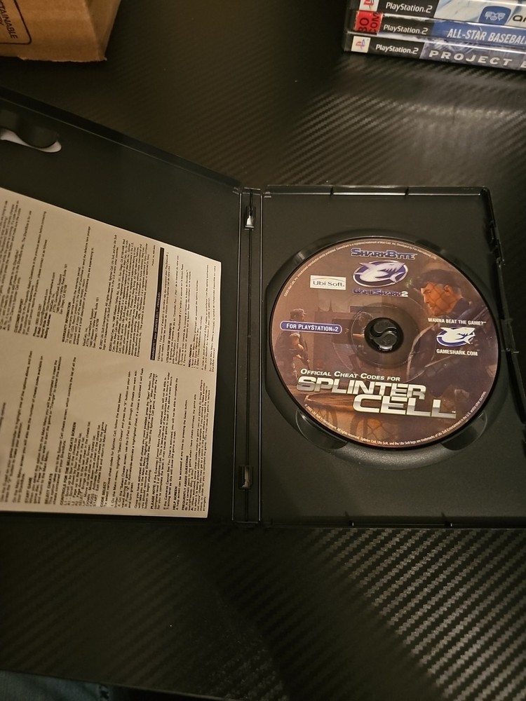 Play Station Two Shark Bite: Splinter Cell