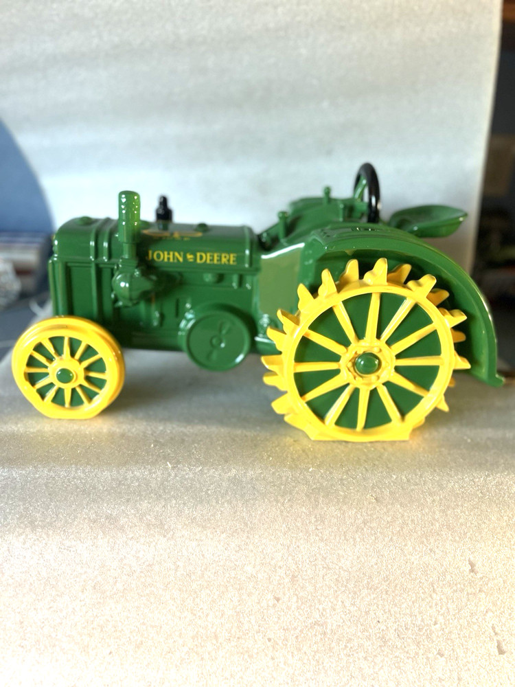 John Deere Tractor 1998 Enesco Ceramic Cookie Jar - Numbered - Some Damage