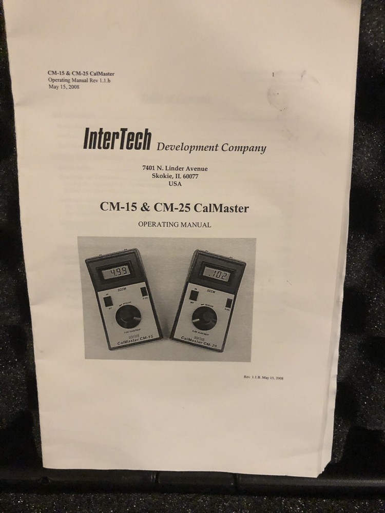 Intertech CalMaster CM-25