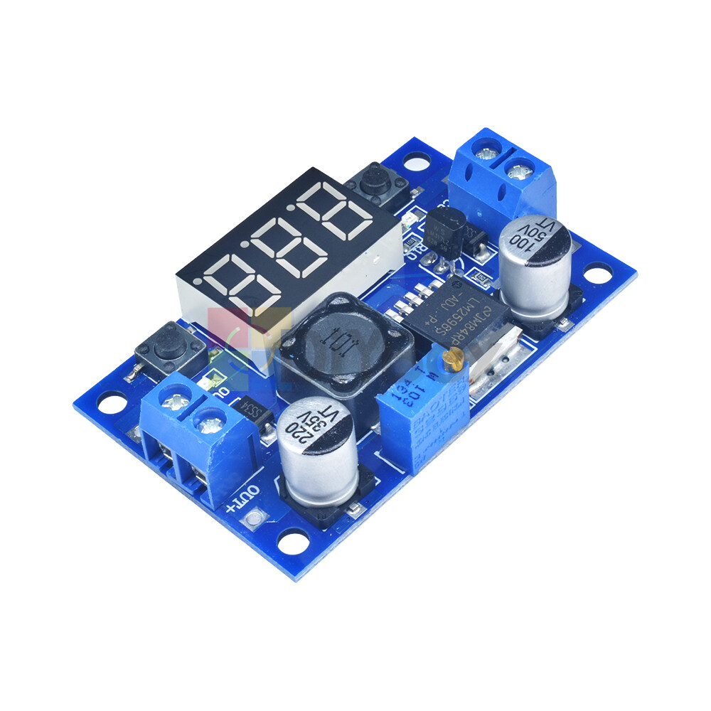 DC-DC LM2596 Power Supply Buck Converter Step-down Module+LED Display Voltmeter
