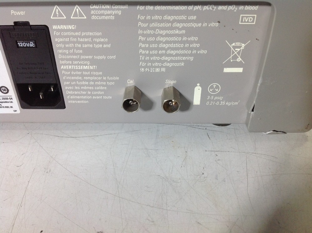 SIEMENS BAYER RAPIDLAB 248 GAS ANALYZER