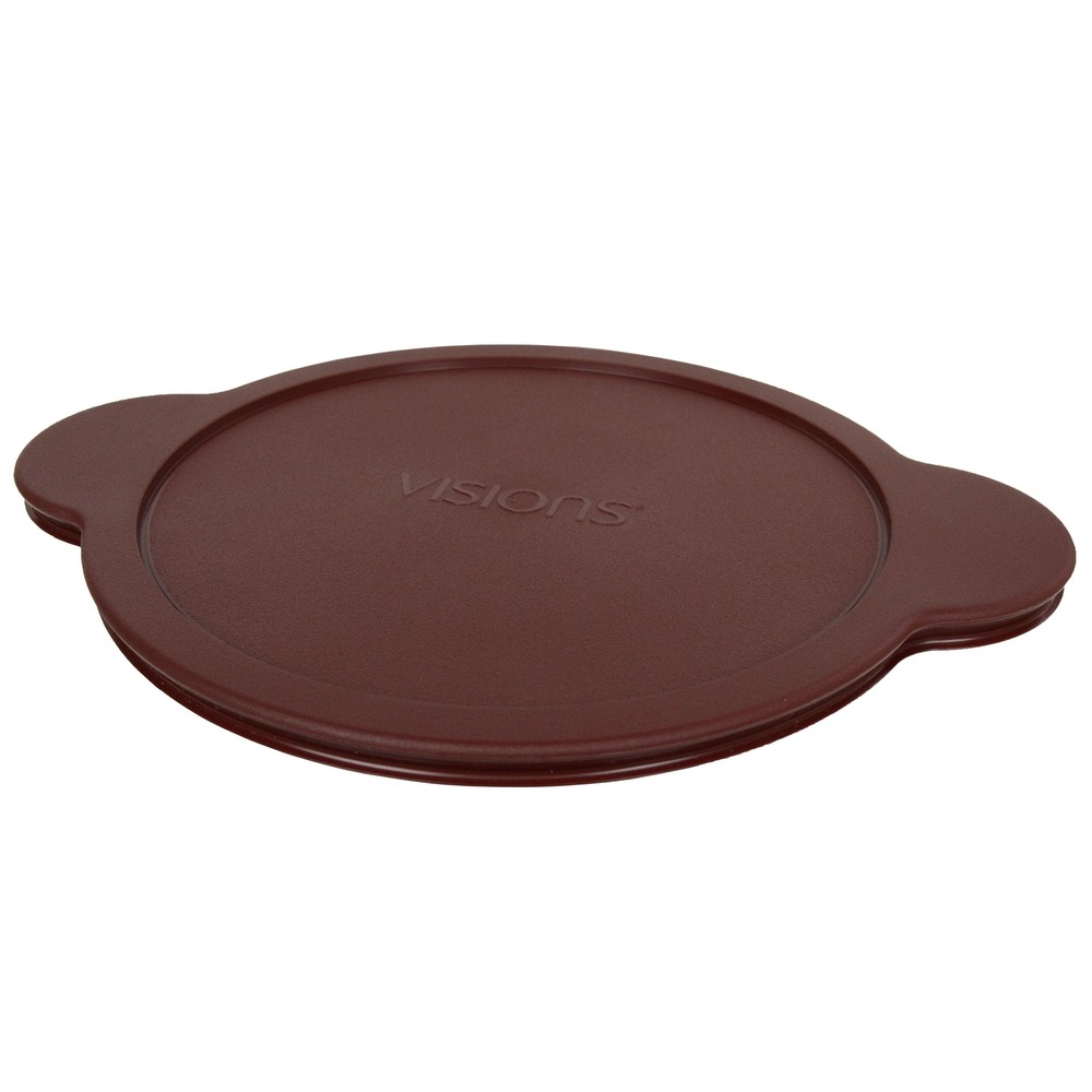 Visions CM 225-PC 2.25L Cranberry Red Plastic Replacement Lid (2-Pack)