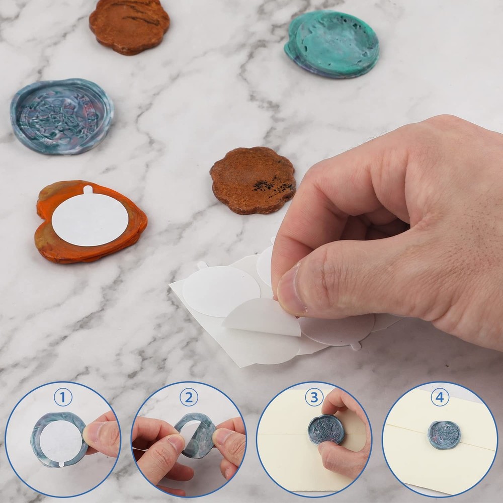320pcs/1 Inch Double Sided Adhesive Dots, Clear Small, Clear,Transparent