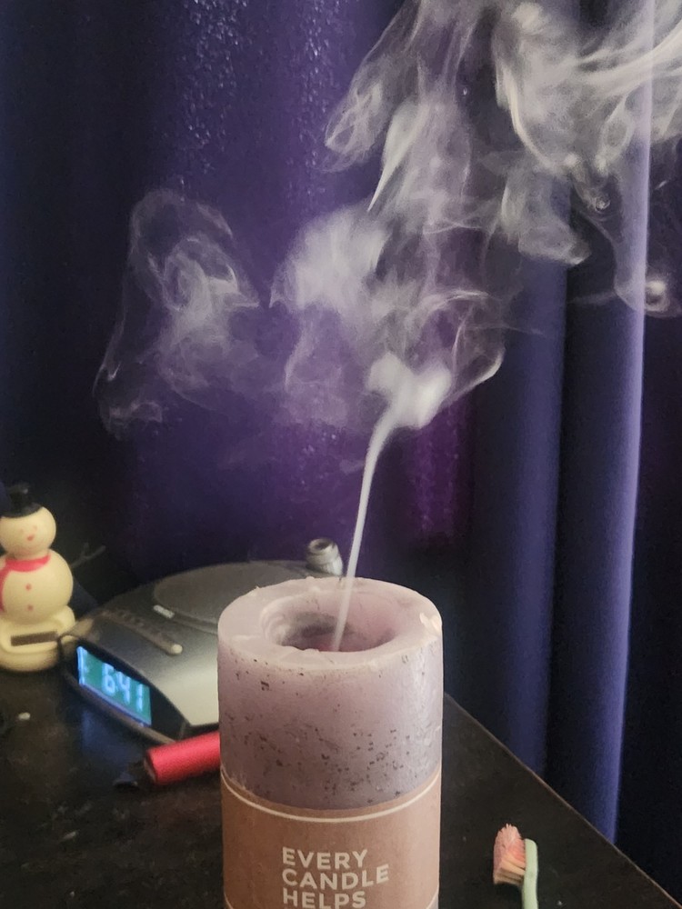 Gray Pillar Candles By Melt