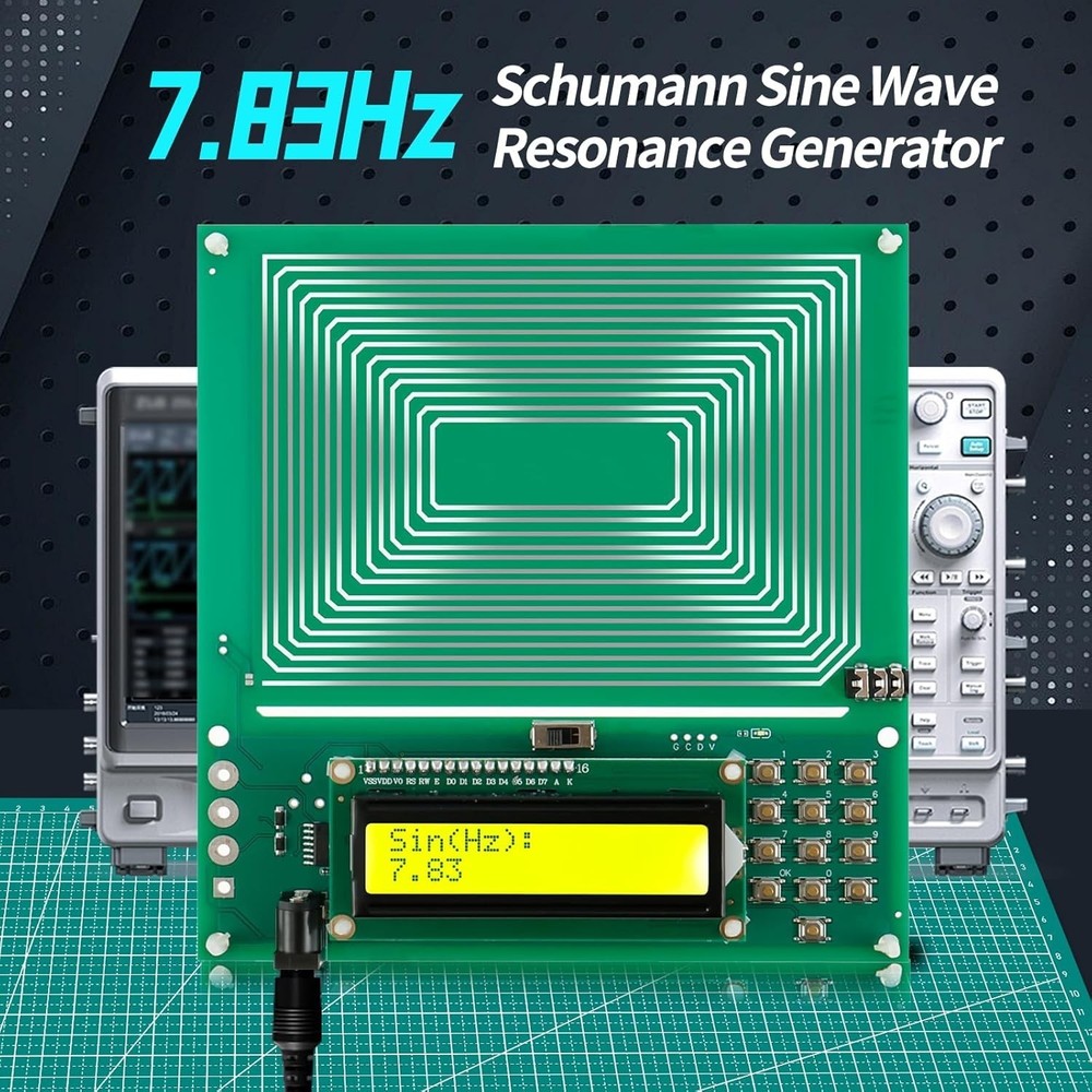 Adjustable Schumann Resonance Generator, Healing Frequency Device, 7.83Hz Freque