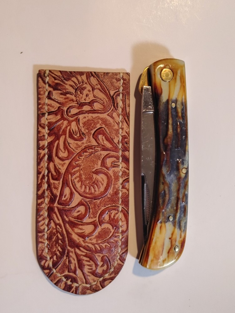 Leather Pocket Knife Slip